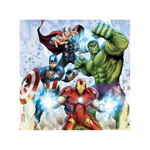 Picture of AVENGERS PAPER NAPKINS 33X33CM - 20 PACK